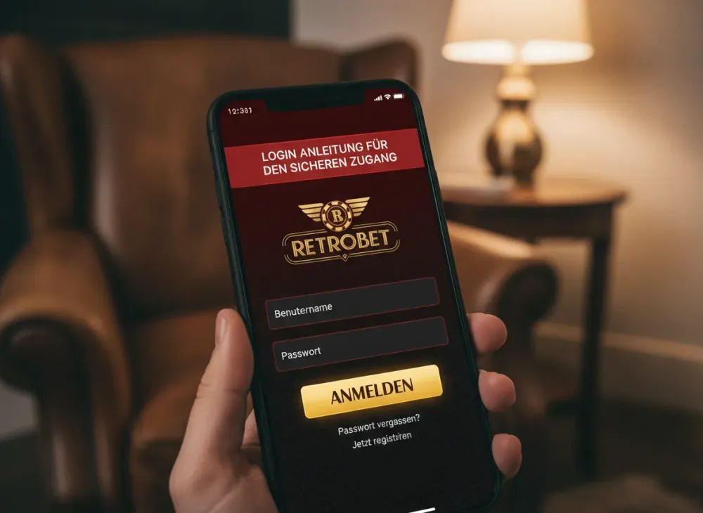 Retrobet login Anleitung für Konto und Casino