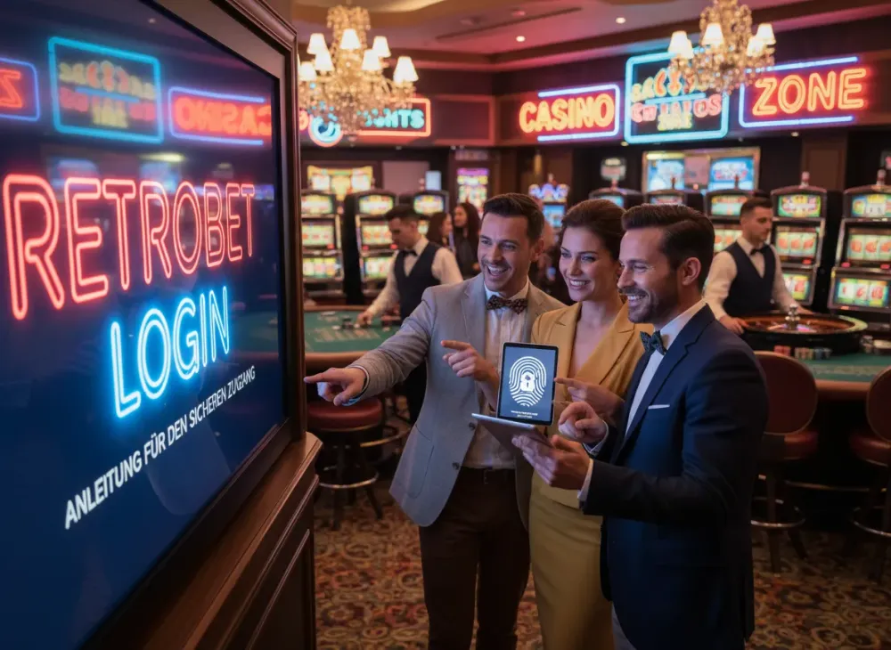 Retrobet login Anleitung für Konto und Casino